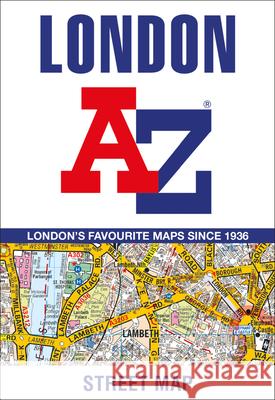 London A-Z Map  9780008581787 HarperCollins Publishers - książka