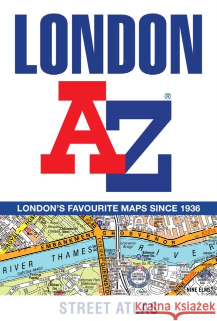 London A-Z Street Atlas A-Z maps   9780008387990 HarperCollins Publishers - książka