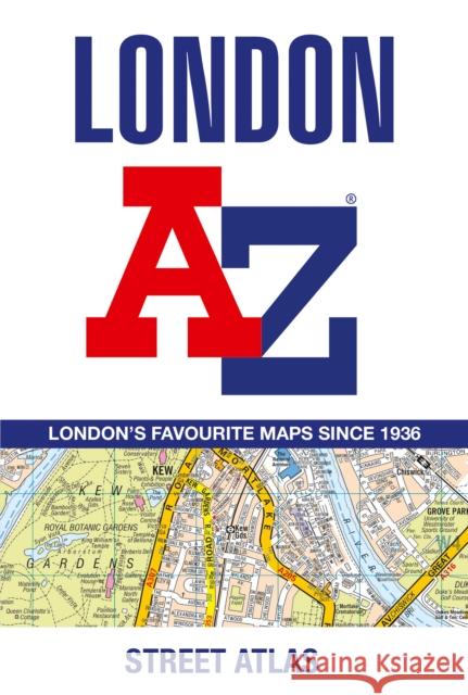 London A-Z Street Atlas A-Z Maps 9780008663490 HarperCollins Publishers - książka