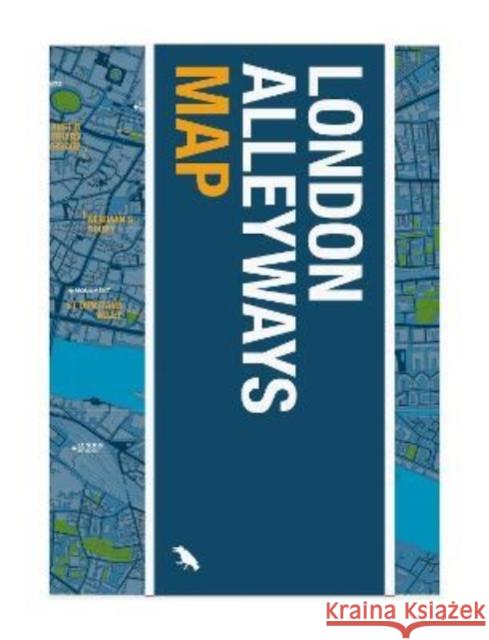 London Alleyways Map Matthew Turner Nigel Green Derek Lamberton 9781912018871 Blue Crow Media - książka