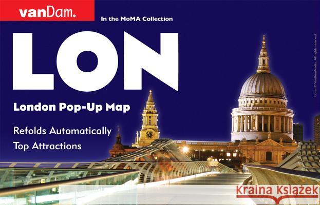 London Pop-Up Map by Vandam Stephan Van Dam 9781932527124 Vandam, Inc - książka