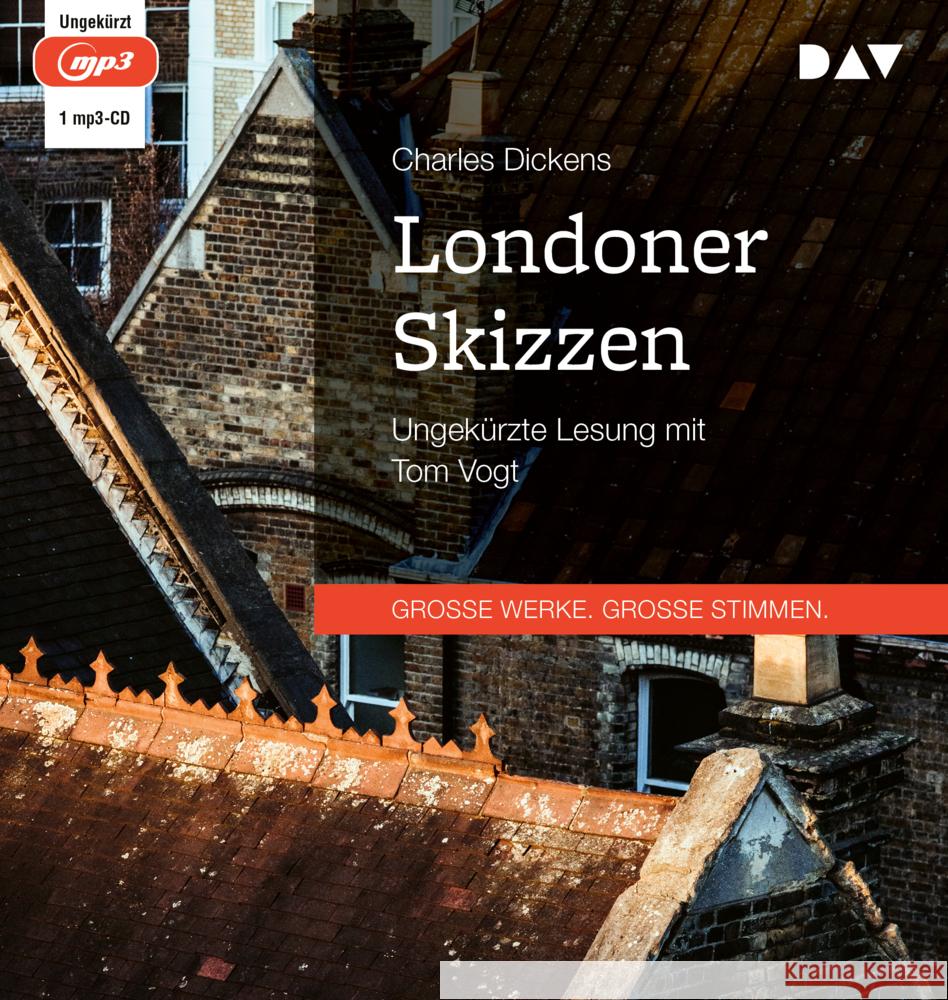 Londoner Skizzen, 1 Audio-CD, 1 MP3 Dickens, Charles 9783742431622 Der Audio Verlag, DAV - książka