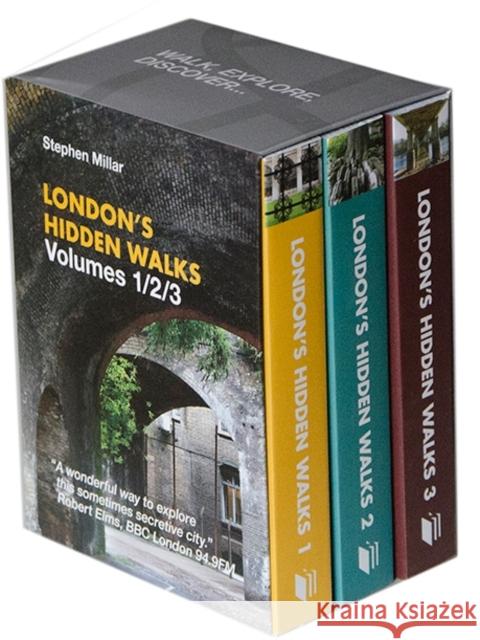 London's Hidden Walks Stephen Millar 9781902910543 Metro Publications Ltd - książka