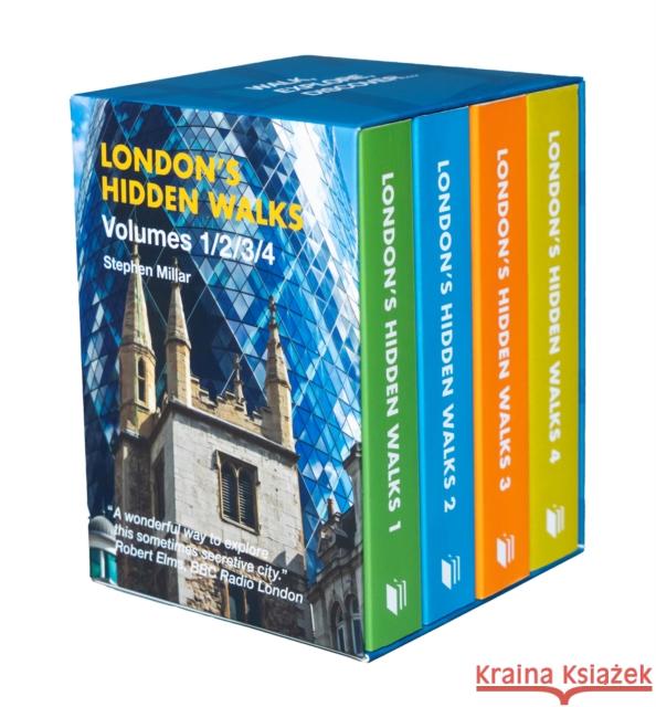 London's Hidden Walks: Volumes 1-4 Stephen Millar 9781902910802 Metro Publications Ltd - książka