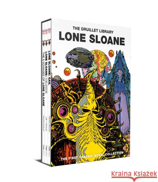 Lone Sloane Boxed Set Philippe Druillet 9781787738560 Titan Books Ltd - książka