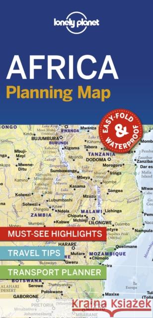 Lonely Planet Africa Planning Map Lonely Planet 9781788685894 Lonely Planet - książka