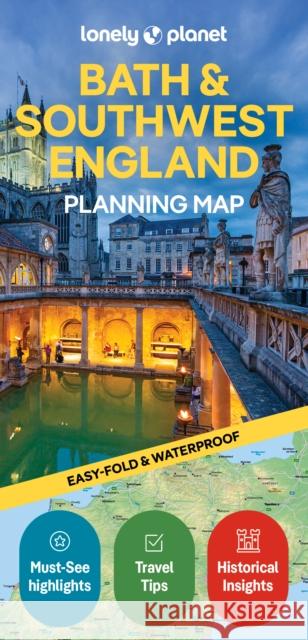 Lonely Planet Bath & Southwest England Planning Map Lonely Planet 9781788687690 Lonely Planet - książka