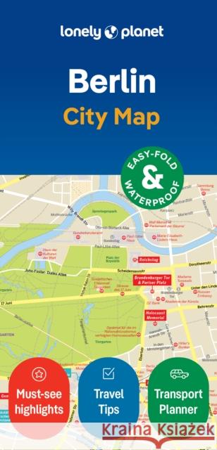 Lonely Planet Berlin City Map Lonely Planet 9781787015319 Lonely Planet Global Limited - książka