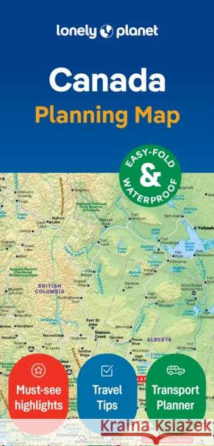 Lonely Planet Canada Planning Map Lonely Planet 9781787016712 Lonely Planet Global Limited - książka