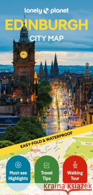 Lonely Planet Edinburgh City Map Lonely Planet 9781787018266 Lonely Planet - książka