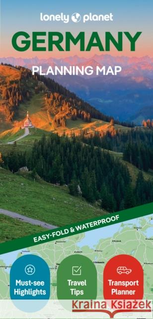 Lonely Planet Germany Planning Map Lonely Planet 9781806533299 Lonely Planet - książka