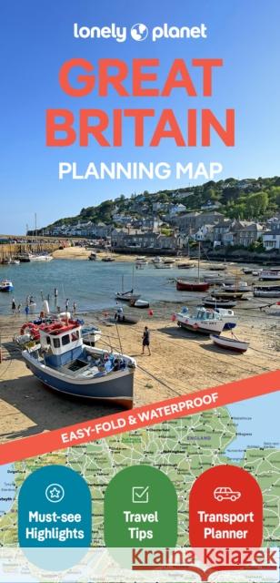 Lonely Planet Great Britain Planning Map Lonely Planet 9781787015722 Lonely Planet - książka