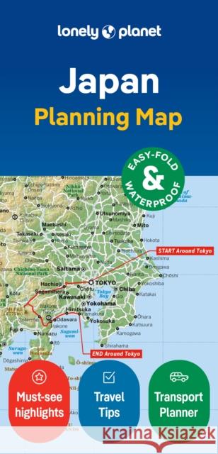 Lonely Planet Japan Planning Map Lonely Planet 9781787015876 Lonely Planet Global Limited - książka