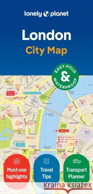 Lonely Planet London City Map Lonely Planet 9781787017078 Lonely Planet Global Limited - książka