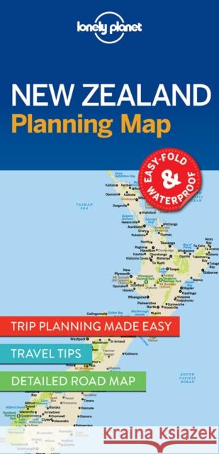 Lonely Planet New Zealand Planning Map Lonely Planet 9781786579041 Lonely Planet Global Limited - książka