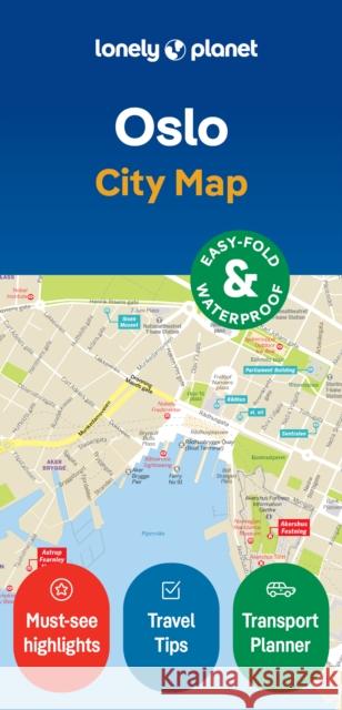 Lonely Planet Oslo City Map: Durable, Waterproof, Easy-Fold Planning Map with Attractions & Walking Tours Lonely Planet 9781787016095 Lonely Planet Global Limited - książka