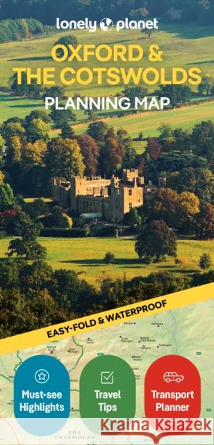 Lonely Planet Oxford & the Cotswolds Planning Map Lonely Planet 9781788688499 Lonely Planet - książka
