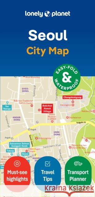 Lonely Planet Seoul City Map Lonely Planet 9781787016453 Lonely Planet - książka