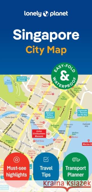 Lonely Planet Singapore City Map Lonely Planet 9781787016491 Lonely Planet Global Limited - książka