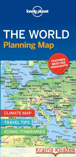 Lonely Planet The World Planning Map Lonely Planet 9781786579119 Lonely Planet Global Limited - książka