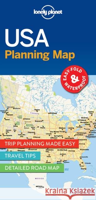 Lonely Planet USA Planning Map Lonely Planet 9781786579096 Lonely Planet Global Limited - książka