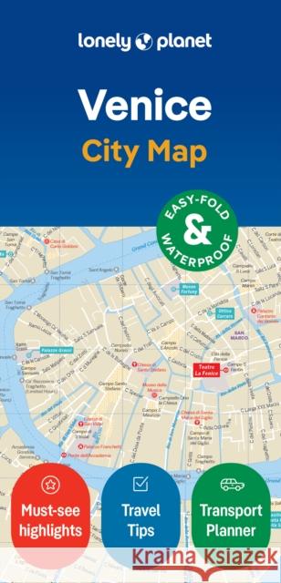 Lonely Planet Venice City Map Lonely Planet 9781787017917 Lonely Planet Global Limited - książka