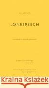 Lonespeech Ann Jaderlund 9781643622361 Nightboat Books