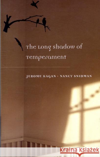 Long Shadow of Temperament Kagan, Jerome 9780674032330  - książka