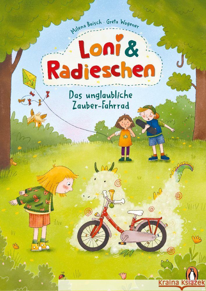 Loni und Radieschen - Das unglaubliche Zauber-Fahrrad Baisch, Milena 9783328303114 Penguin Junior - książka