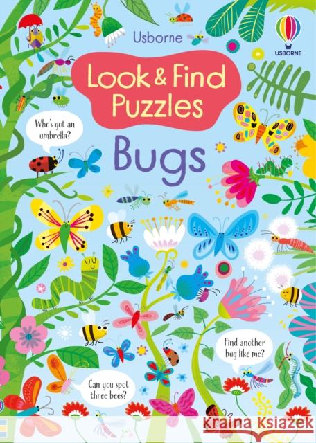 Look and Find Puzzles Bugs Kirsteen Robson 9781801310475 Usborne Publishing Ltd - książka