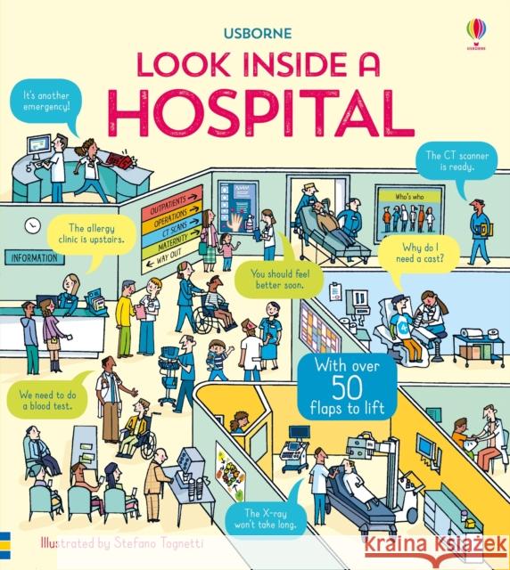 Look Inside a Hospital Daynes Katie Fritz Zoë 9781474948166 Usborne Publishing Ltd - książka