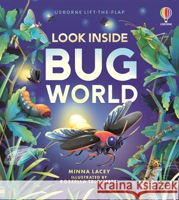 Look Inside Bug World Minna Lacey Rossella Trionfetti 9781836051374 Usborne Books - książka