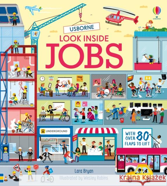 Look Inside Jobs Bryan Lara 9781474968898 Usborne Publishing Ltd - książka