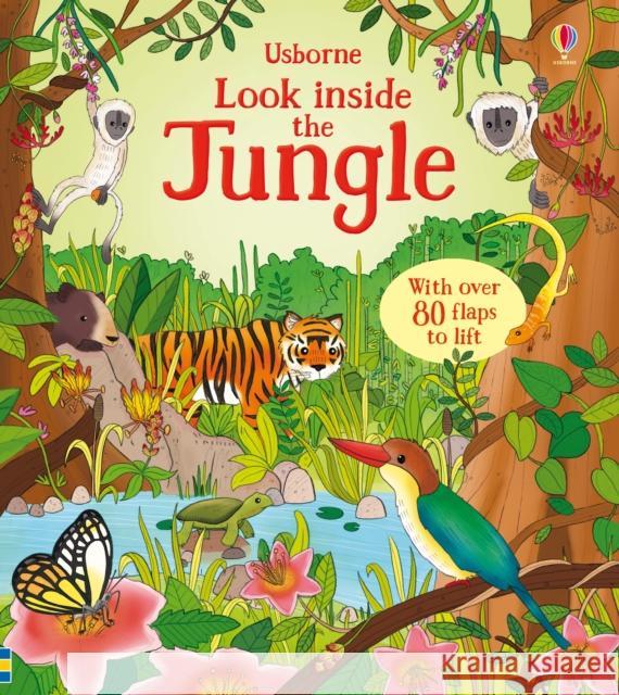 Look Inside the Jungle Minna Lacey 9781409563938 Usborne Publishing Ltd - książka