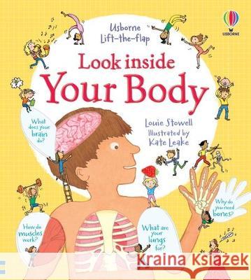 Look Inside Your Body Louie Stowell Kate Leake 9781805317258 Usborne Books - książka