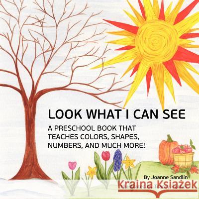 Look What I Can See: A Preschool Book that Teaches Colors, Shapes, Numbers, and Much More! Burner, Tracey 9781480276987 Createspace - książka