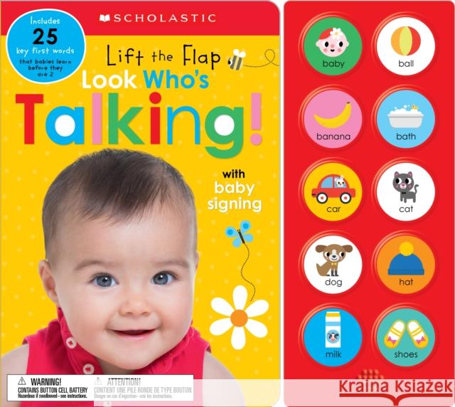 Look Who's Talking!: Scholastic Early Learners (Sound Book) Scholastic 9781338743647 Scholastic US - książka