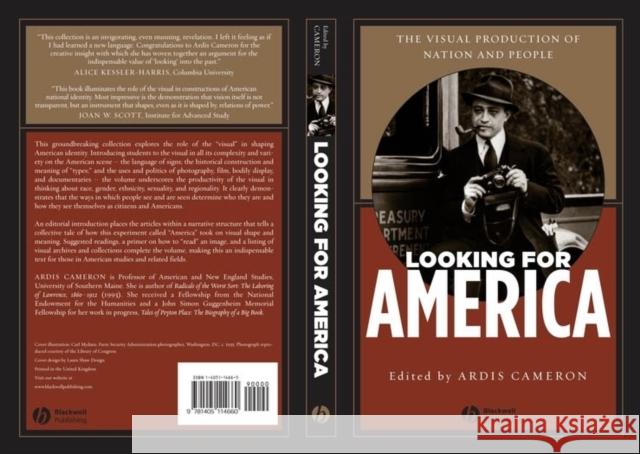 Looking for America: The Visual Production of Nation and People Cameron, Ardis 9781405114653 Blackwell Publishers - książka