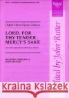 Lord, for thy tender mercy's sake  9780193852976 Oxford University Press