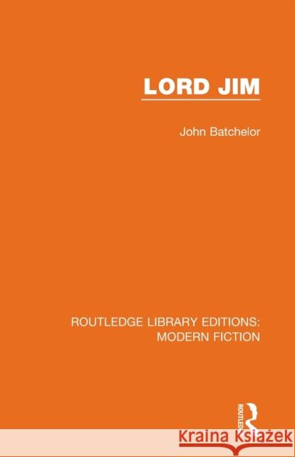 Lord Jim John Batchelor 9780367321147 Routledge - książka