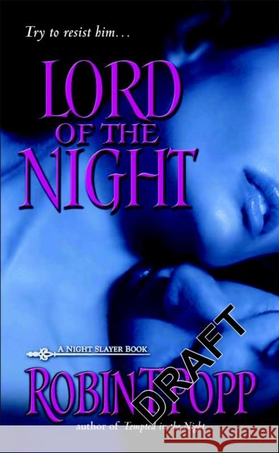 Lord of the Night Robin T. Popp 9780446617857 Forever - książka
