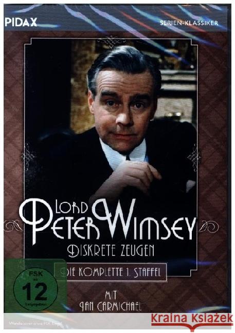Lord Peter Wimsey - Diskrete Zeugen. Staffel.1, 1 DVD  4260696731220 Pidax Film- und Hörspielverlag - książka
