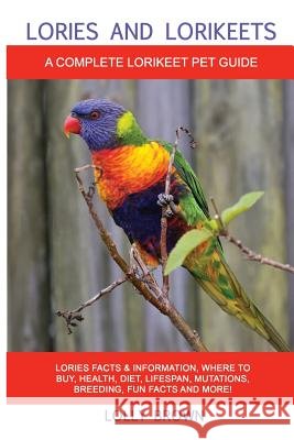 Lories and Lorikeets: Lories Facts & Information, where to buy, health, diet, lifespan, mutations, breeding, fun facts and more! A Complete Brown, Lolly 9781946286413 Pack & Post Plus, LLC - książka