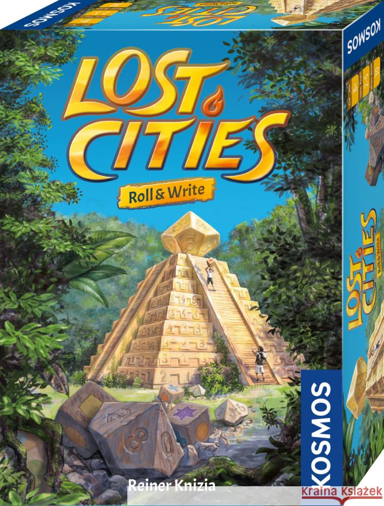 Lost Cities - Roll & Write (Spiel) Knizia, Reiner 4002051680589 Kosmos Spiele - książka