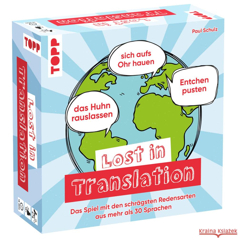 Lost in Translation - Das Spiel mit den schrägsten Redensarten aus mehr als 30 Sprachen Schulz, Paul 4007742184506 Frech - książka