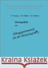 Lösungsheft Clamer, Friedrich Röller, Helmut Welter, Winfried 9783922989264 Liebaug-Dartmann