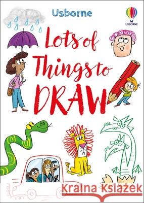 Lots of Things to Draw Sarah Russell Fred Blunt 9781836053040 Usborne Books - książka