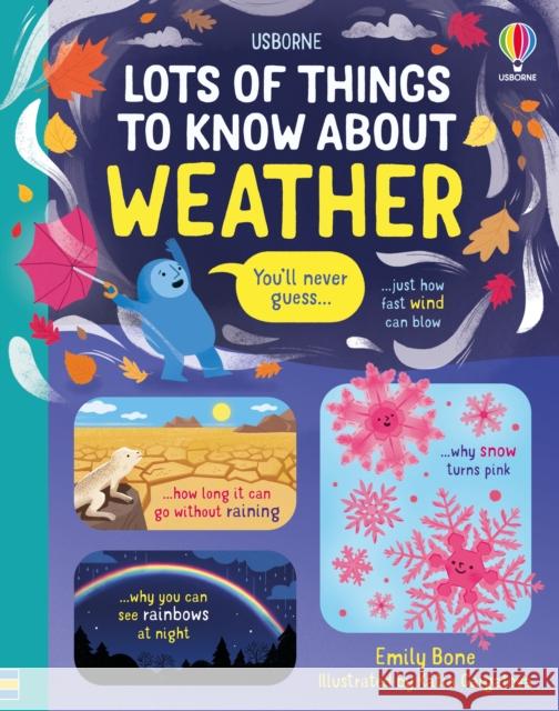 Lots of Things to Know About Weather Emily Bone 9781803701349 Usborne Publishing Ltd - książka