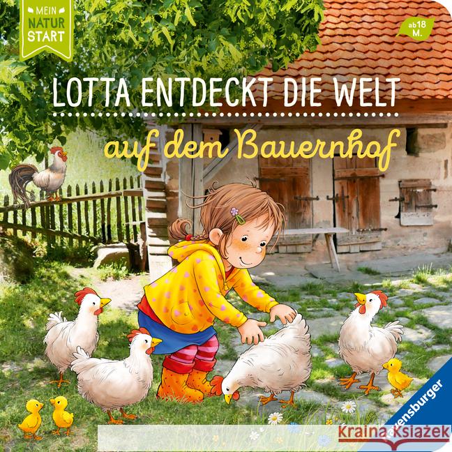 Lotta entdeckt die Welt: Auf dem Bauernhof Grimm, Sandra 9783473438778 Ravensburger Verlag - książka