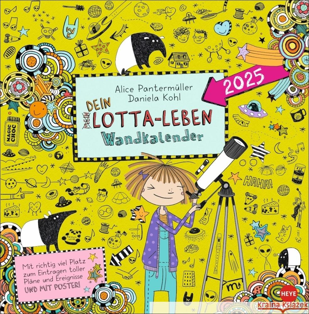 Lotta-Leben Broschurkalender 2025 Pantermüller, Alice 9783756405503 Heye - książka
